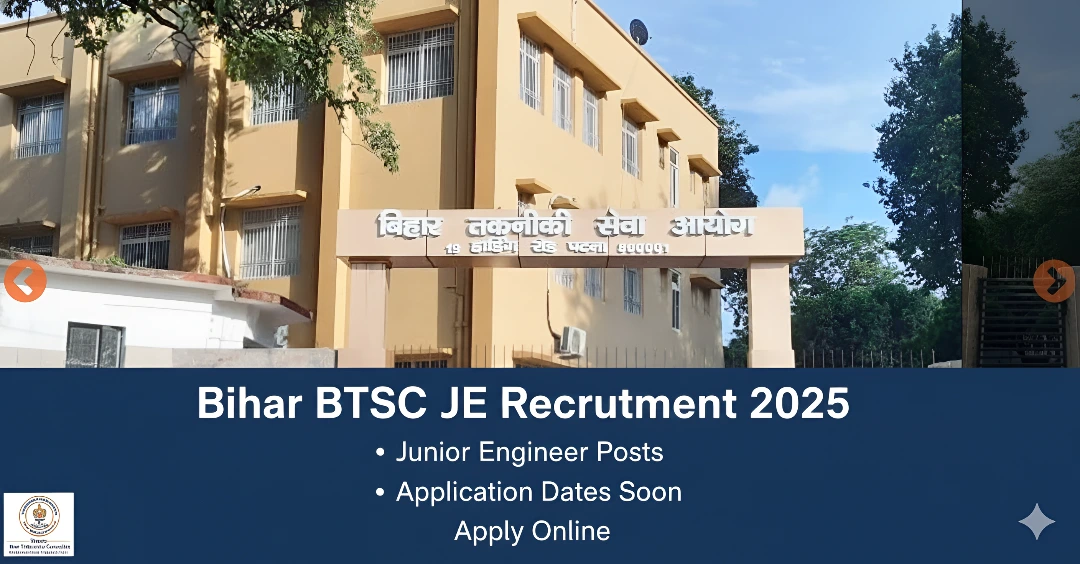 Bihar BTSC JE Recruitment 2025