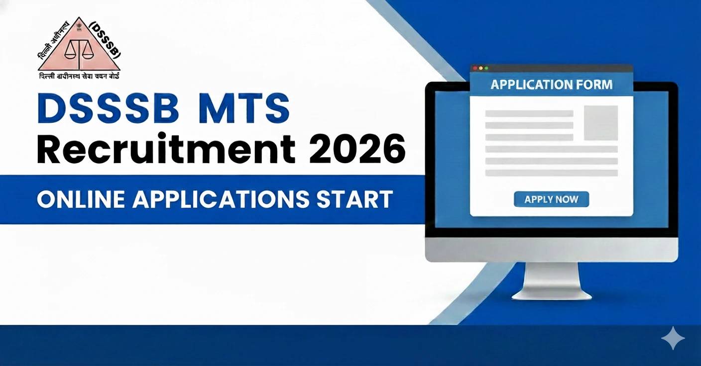 DSSSB MTS Recruitment 2026