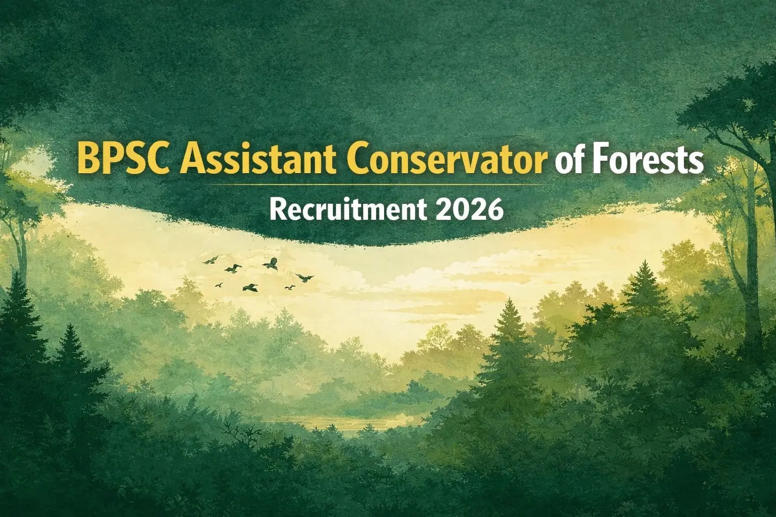 BPSC Assistant Conservator of Forests Recruitment 2026