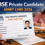 CBSE Private Candidate Admit Card 2026