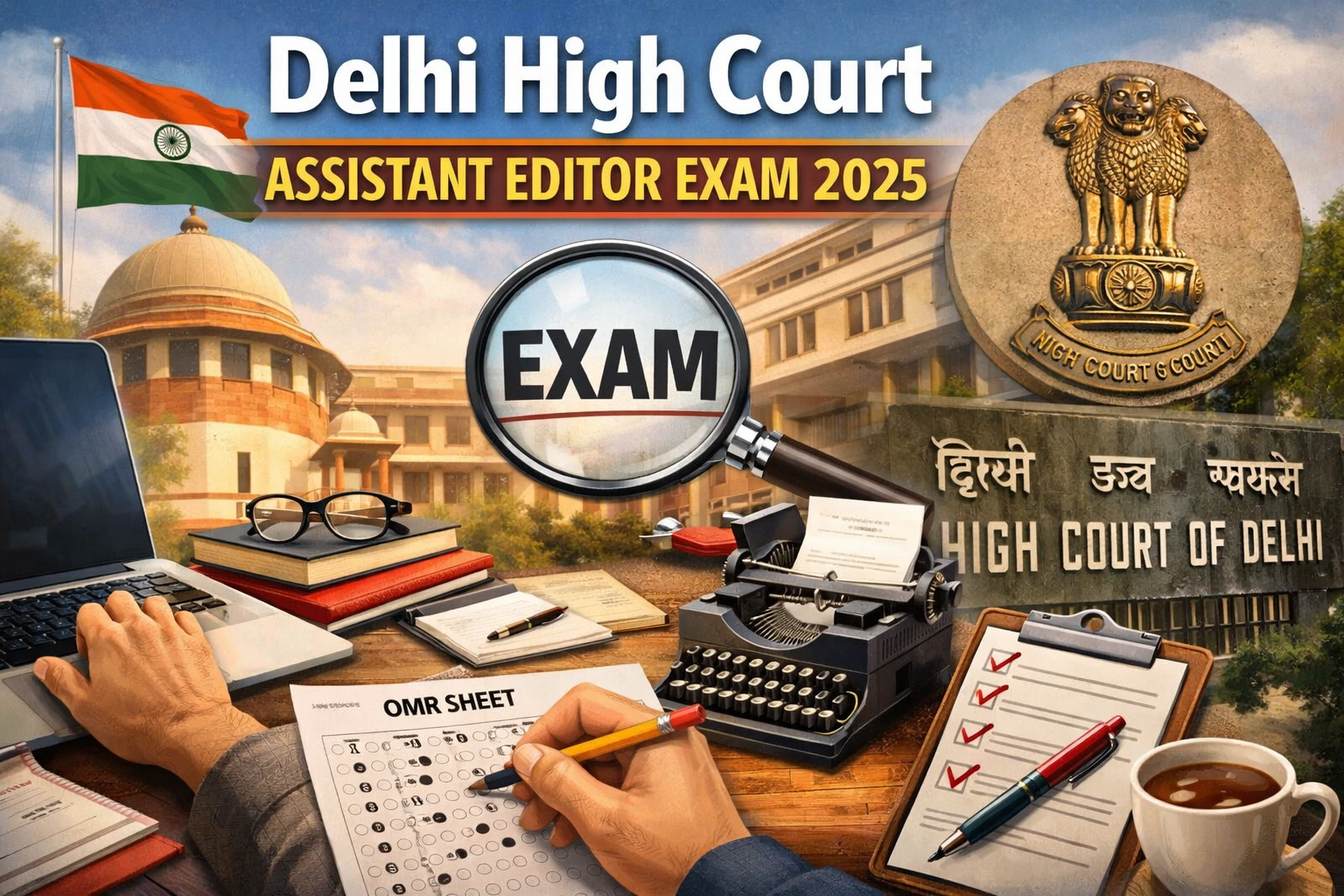 Delhi High Court Assistant Editor Exam 2025