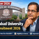 Hyderabad University VC Recruitment 2026