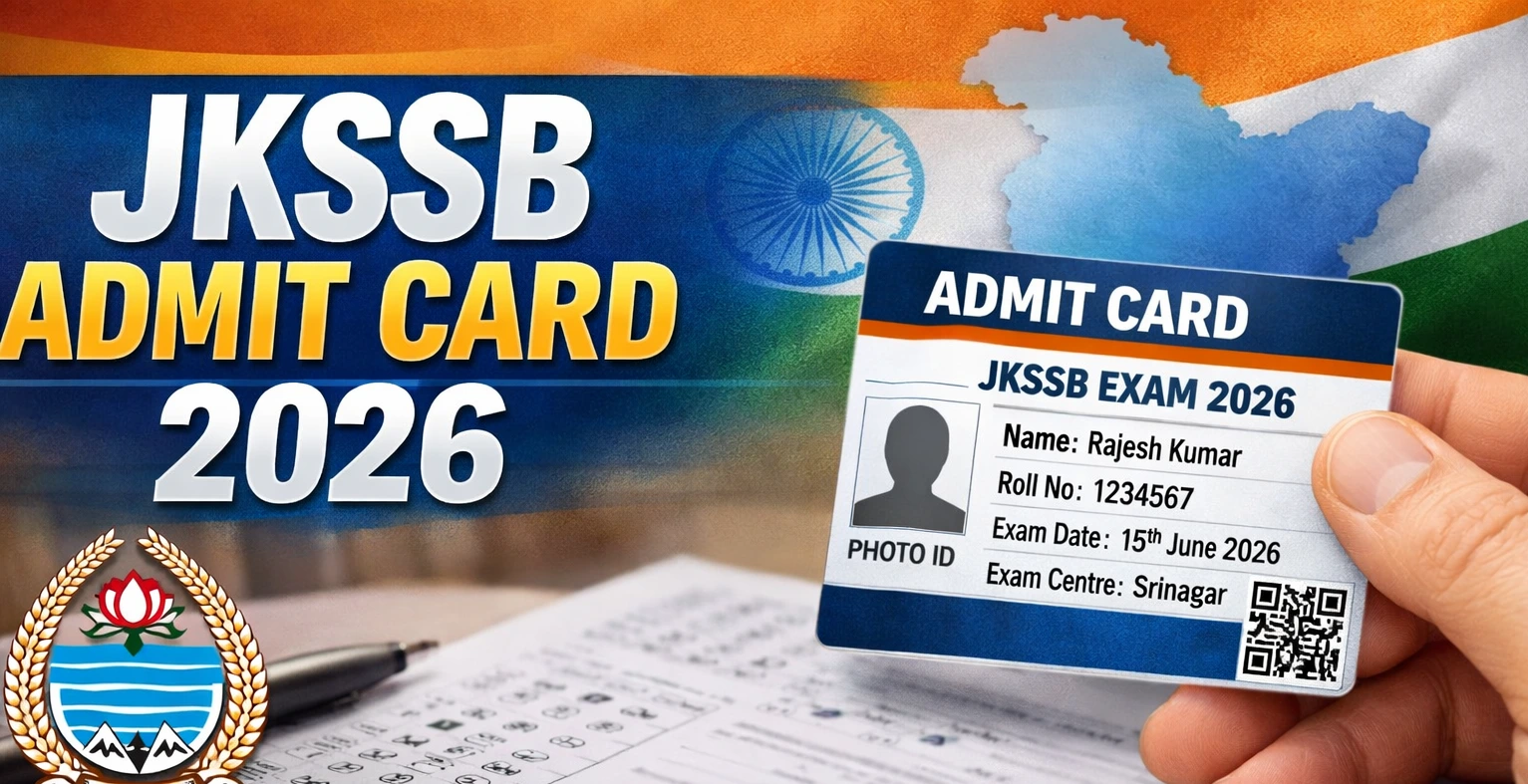JKSSB Admit Card 2026 Download